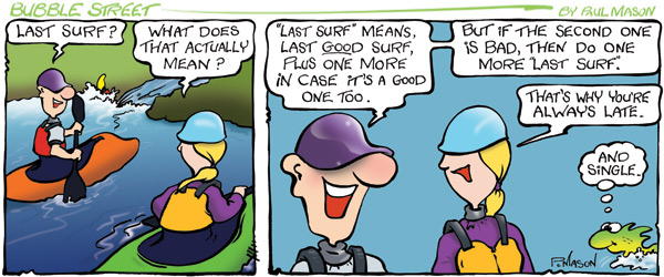 The latest Bubblestreet comic strip